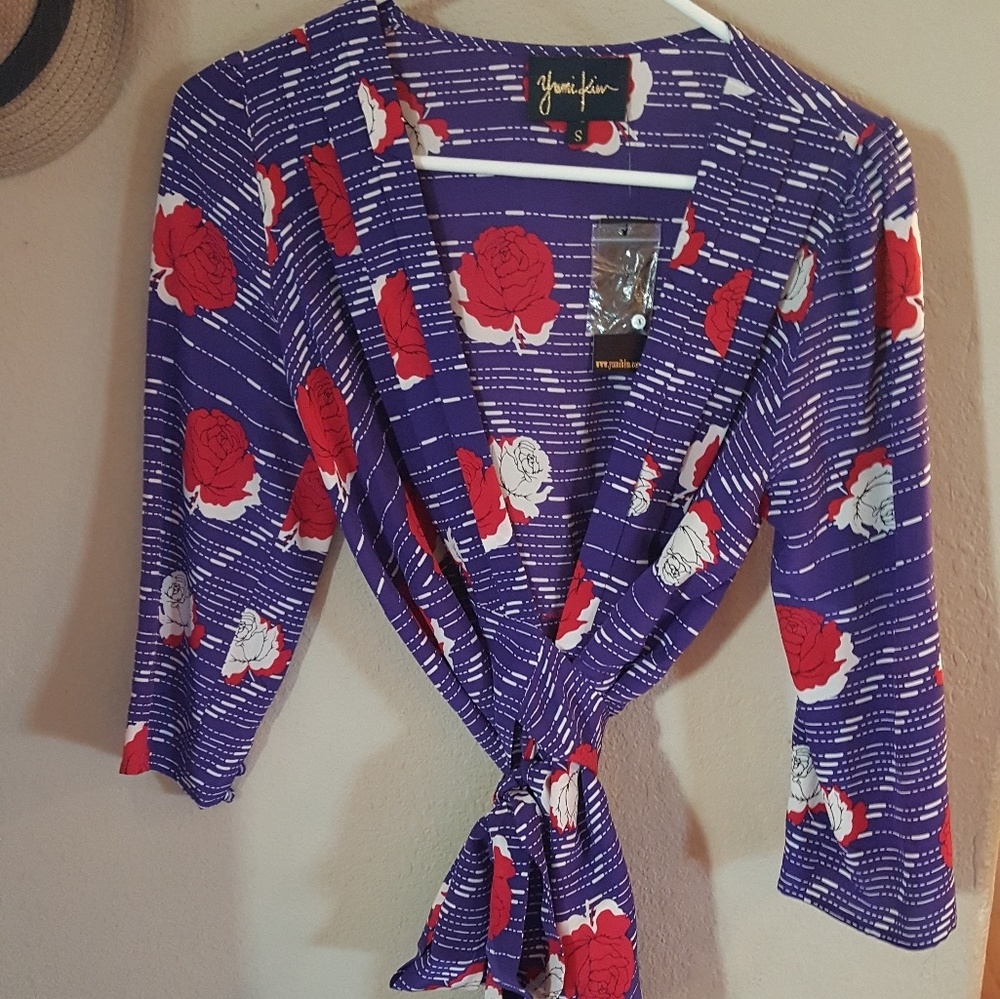 Yumi Kim Floral wrap top *Lowest Price*